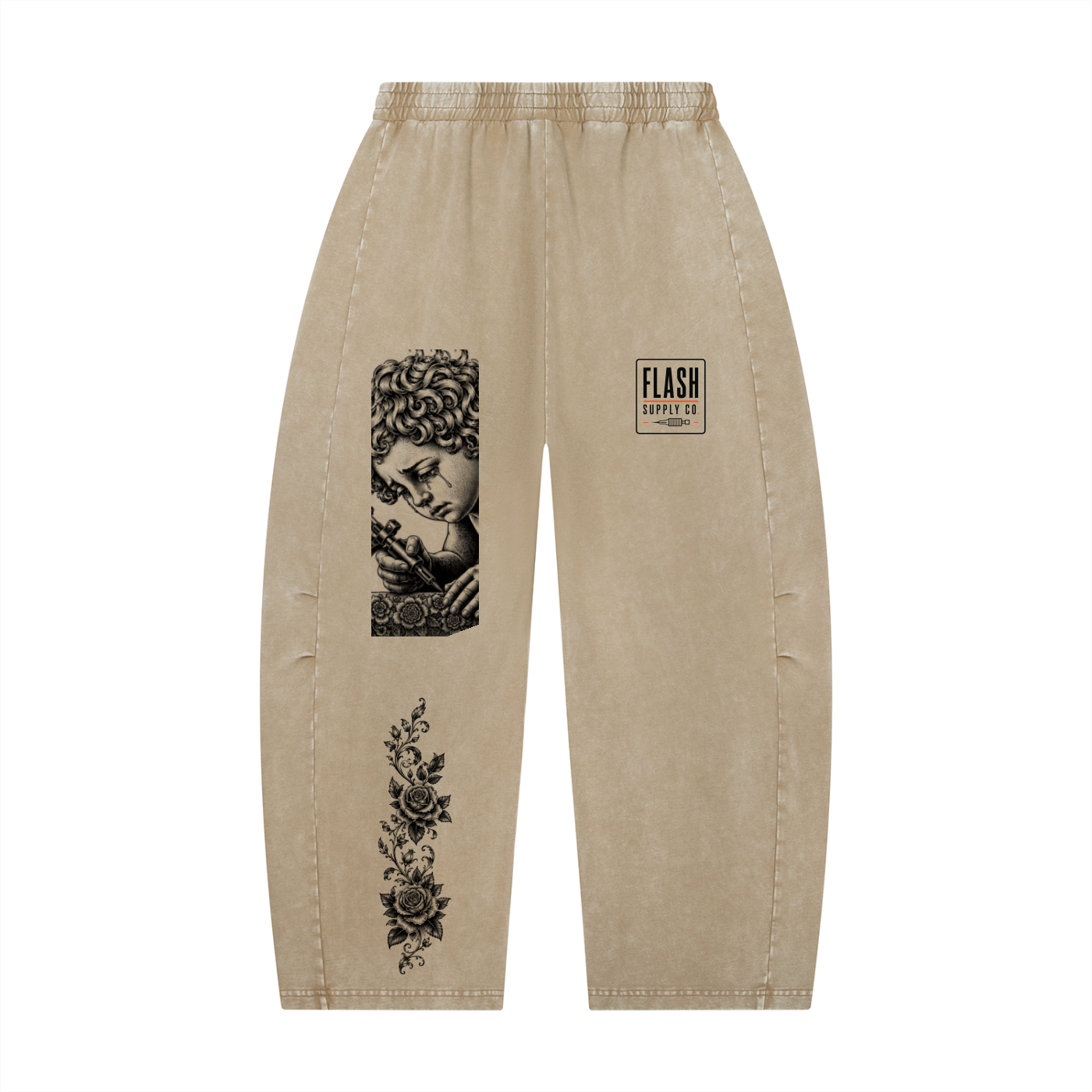 PINK ON PINK BARREL LEG PANTS · SHANE TALAY