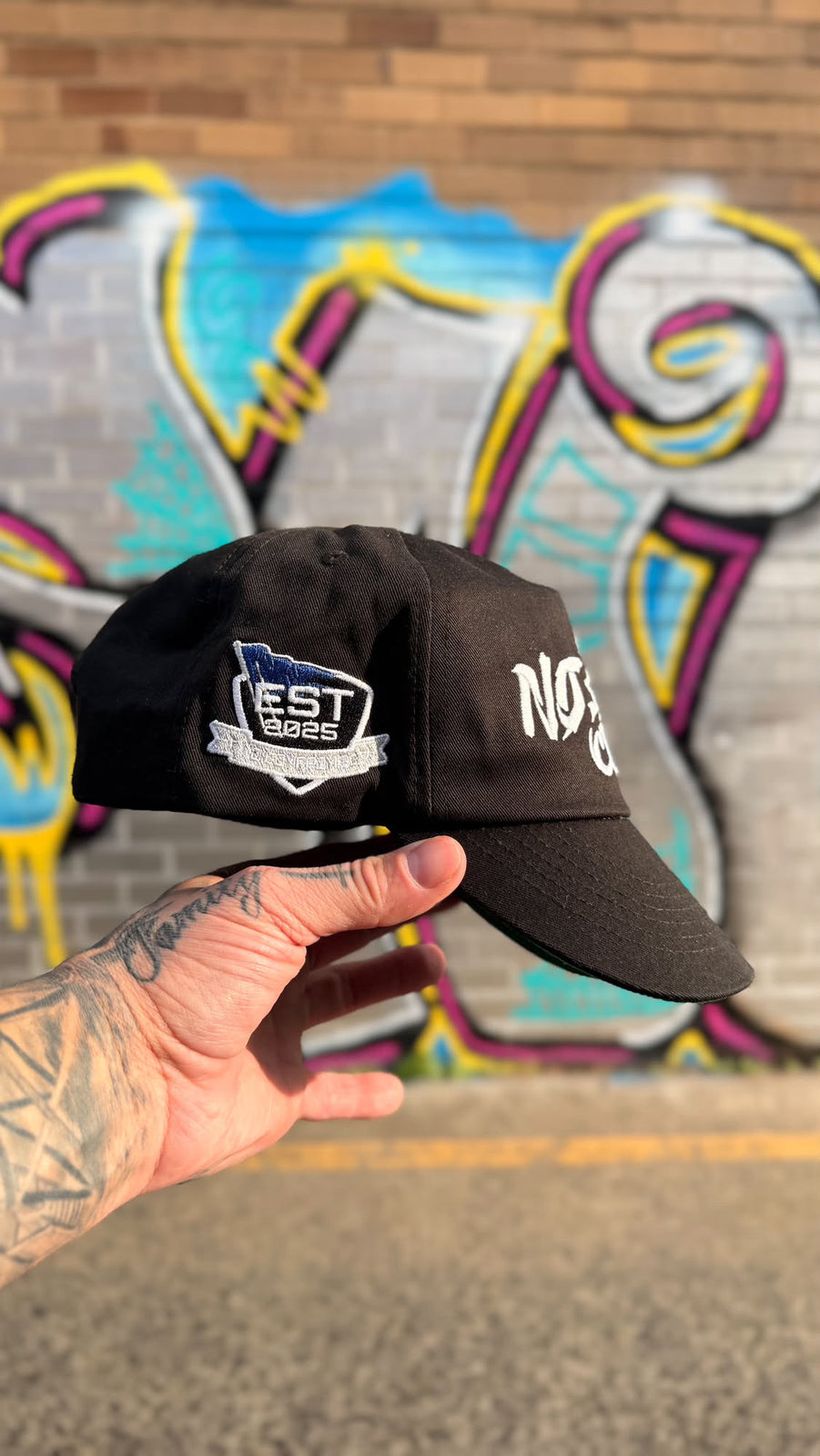 No Shortcutz OG “Brand” Cap — Black