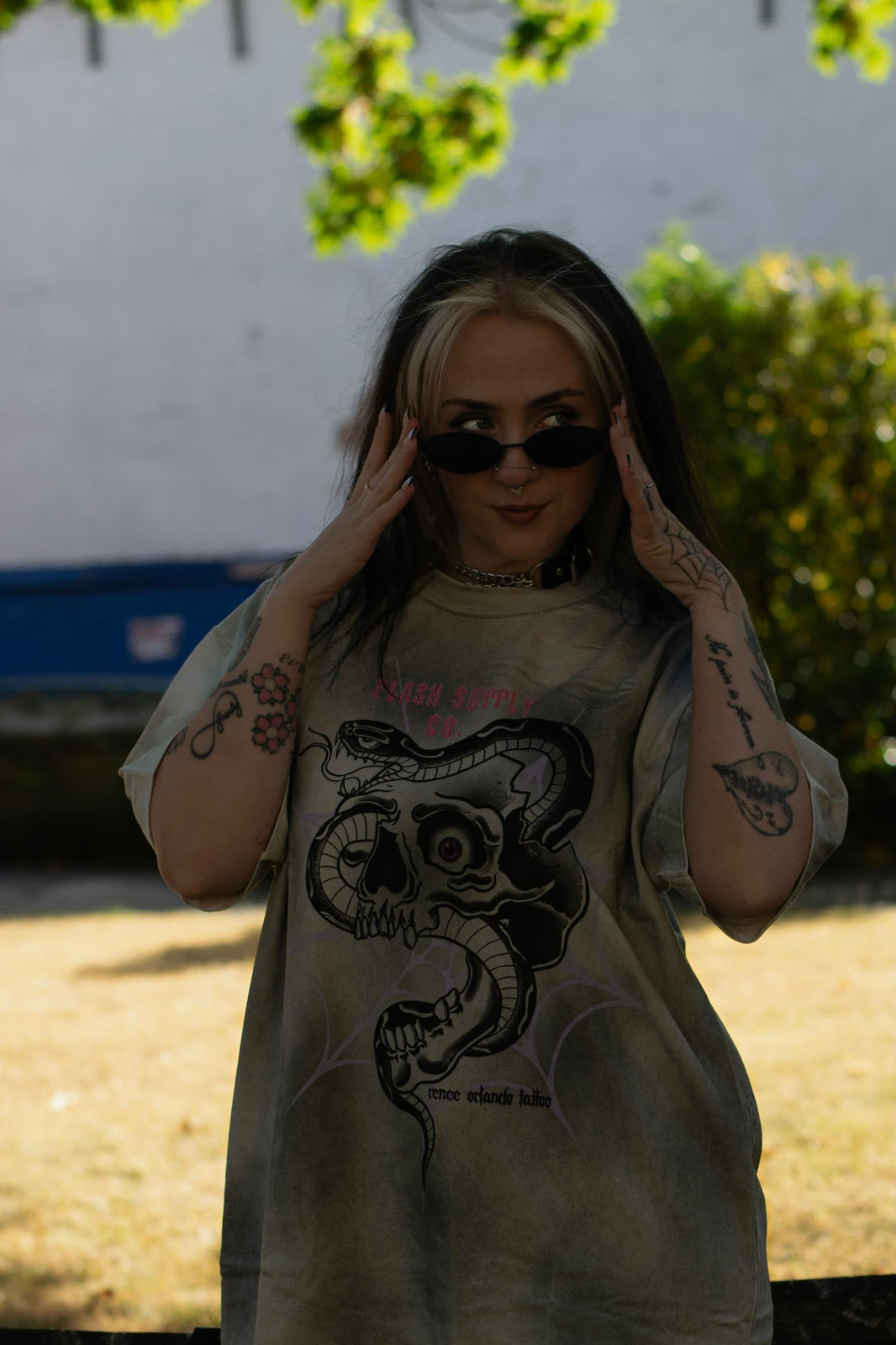FLASH FANTASIES · DIRTY WASH TEE · RENEE ORLANDO