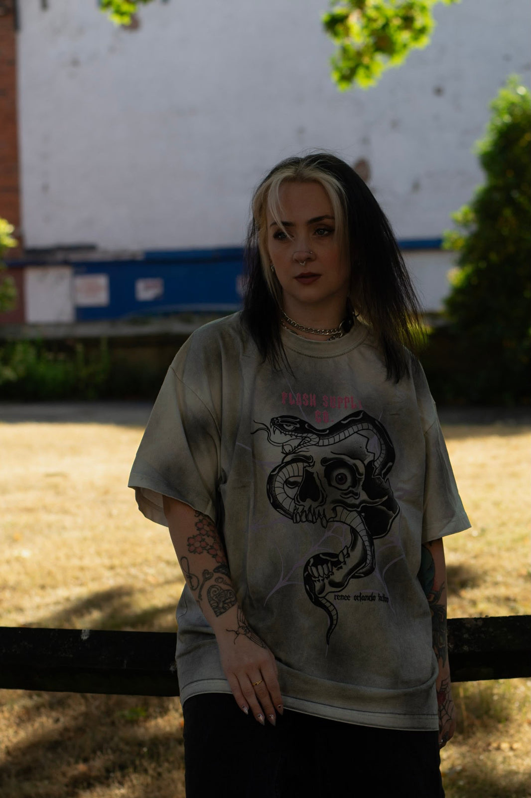 FLASH FANTASIES · DIRTY WASH TEE · RENEE ORLANDO