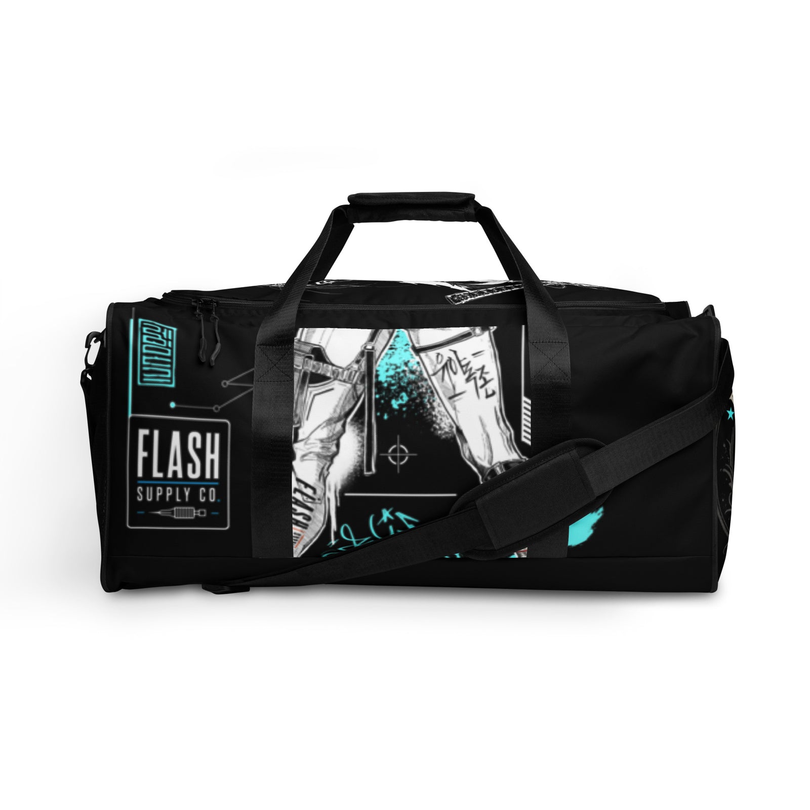 Cyber Division: Warrior Within Duffle Bag — Raymond Chung x Flash Supply Co.