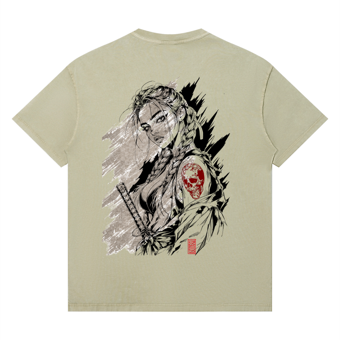 THE WARRIOR WITHIN MINERAL WASH TEE · RAYMOND CHUNG