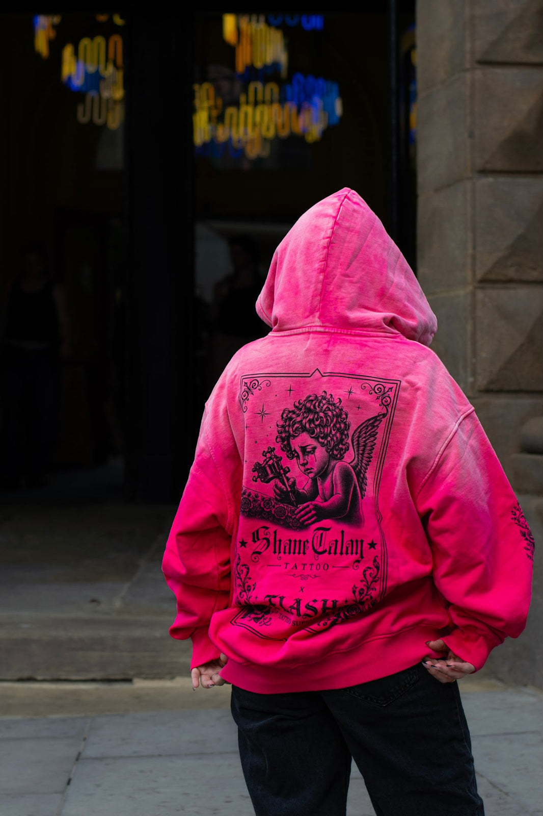 PINK ON PINK HEAVYWEIGHT HOODIE · SHANE TALAY
