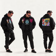 Neon Ronin Stand-Collar Bomber Jacket — Thalo Halo x Flash Supply Co.