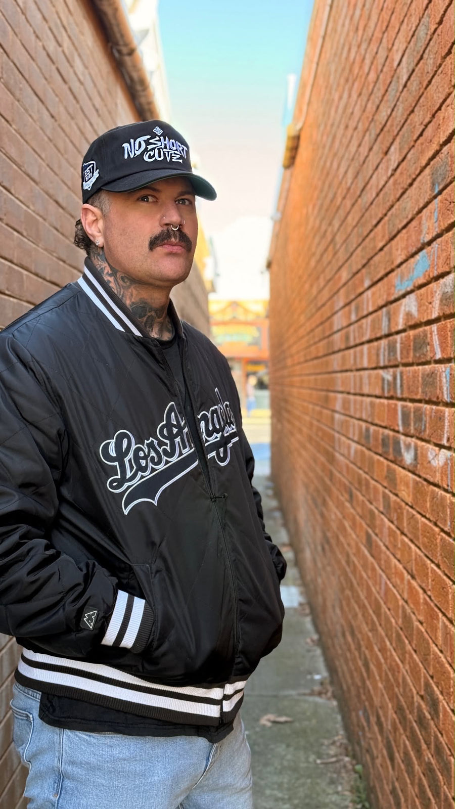No Shortcutz OG “Brand” Cap — Black