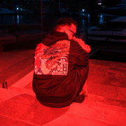 Neon Ronin Stand-Collar Bomber Jacket — Thalo Halo x Flash Supply Co.
