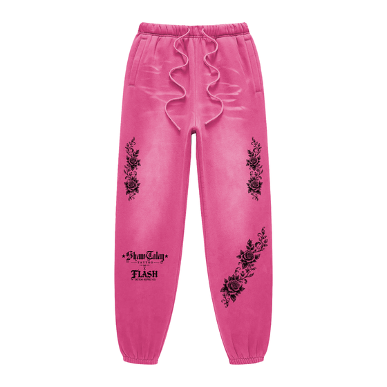 PINK ON PINK SWEATPANTS · SHANE TALAY