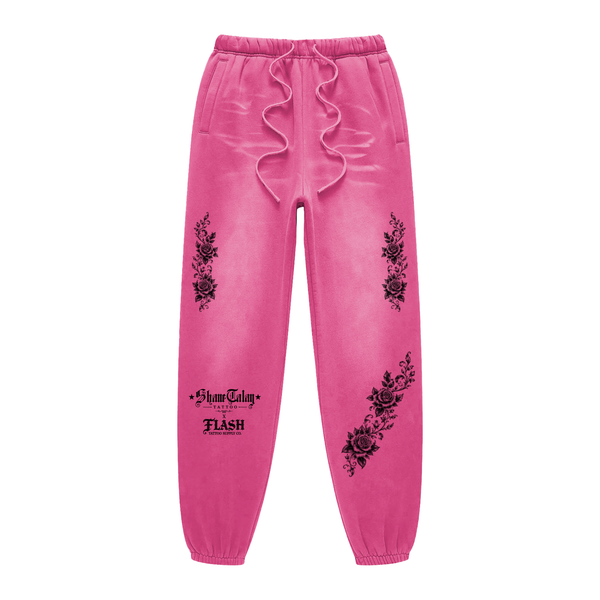 PINK ON PINK SWEATPANTS · SHANE TALAY