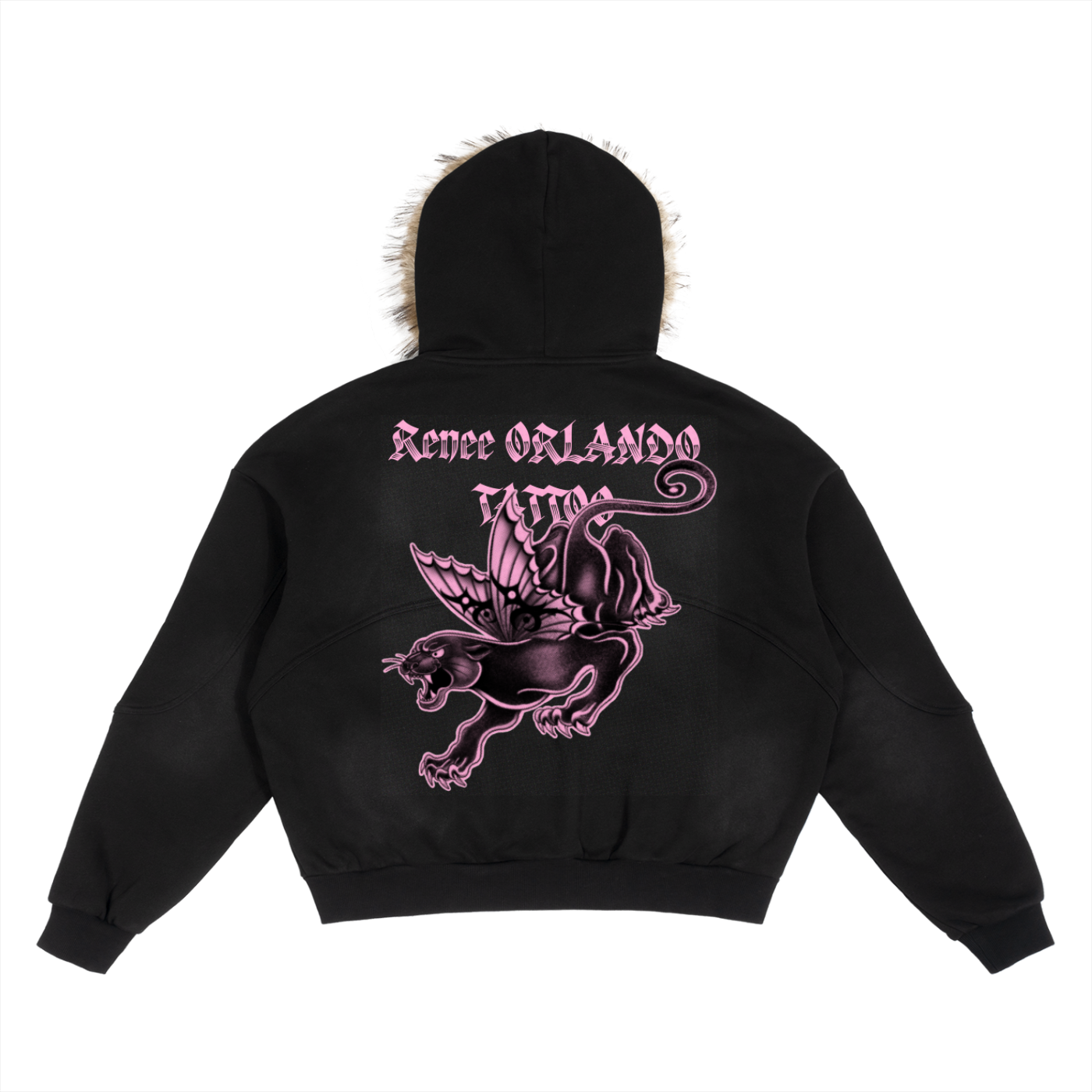 FLASH FANTASIES · DETACHABLE FUR HOODIE · RENEE ORLANDO