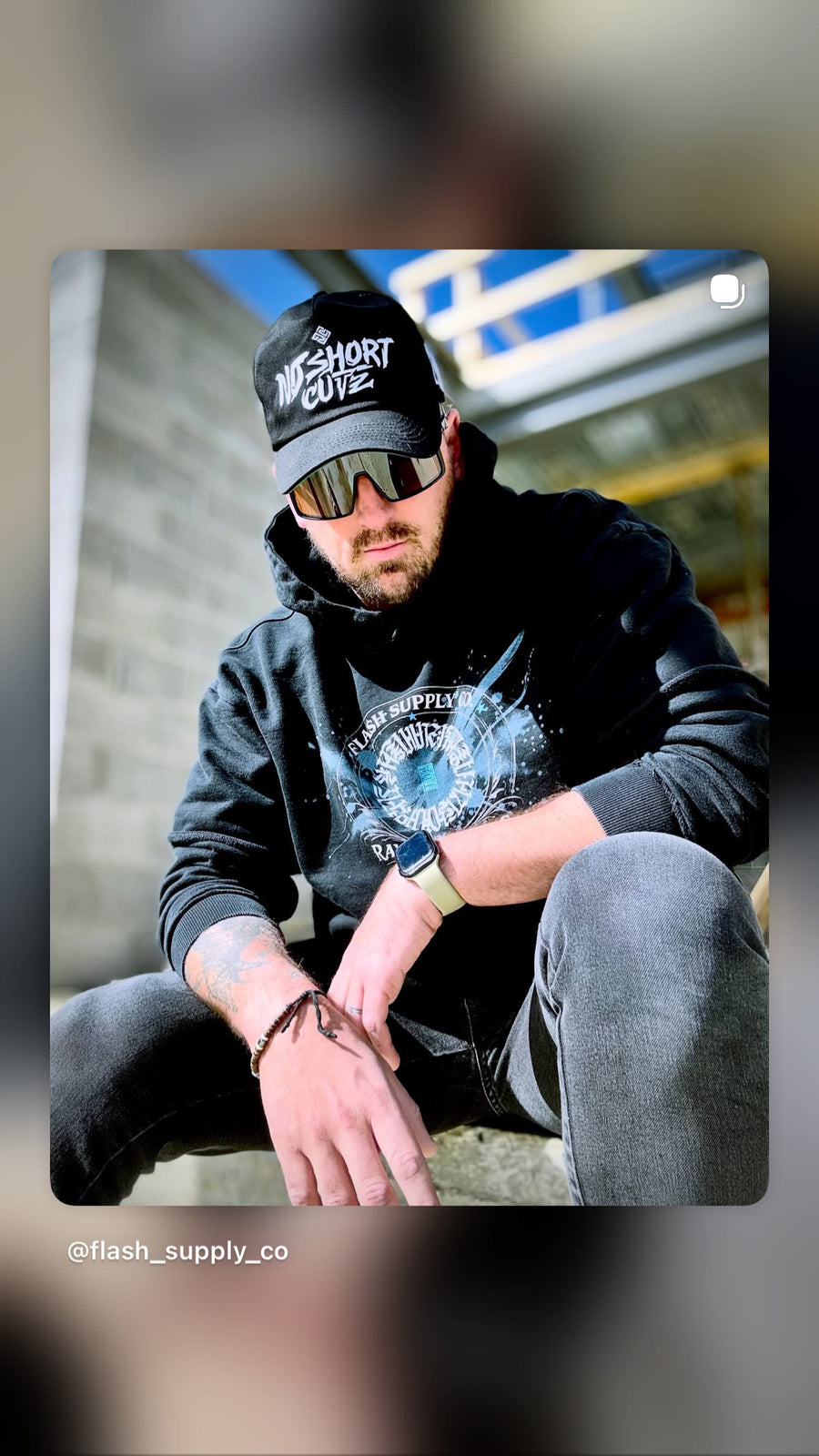 No Shortcutz OG “Brand” Cap — Black