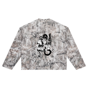 Crowned in Chaos Tree-Camo Waffle Long-Sleeve — Amy.tattooer x Flash Supply Co.