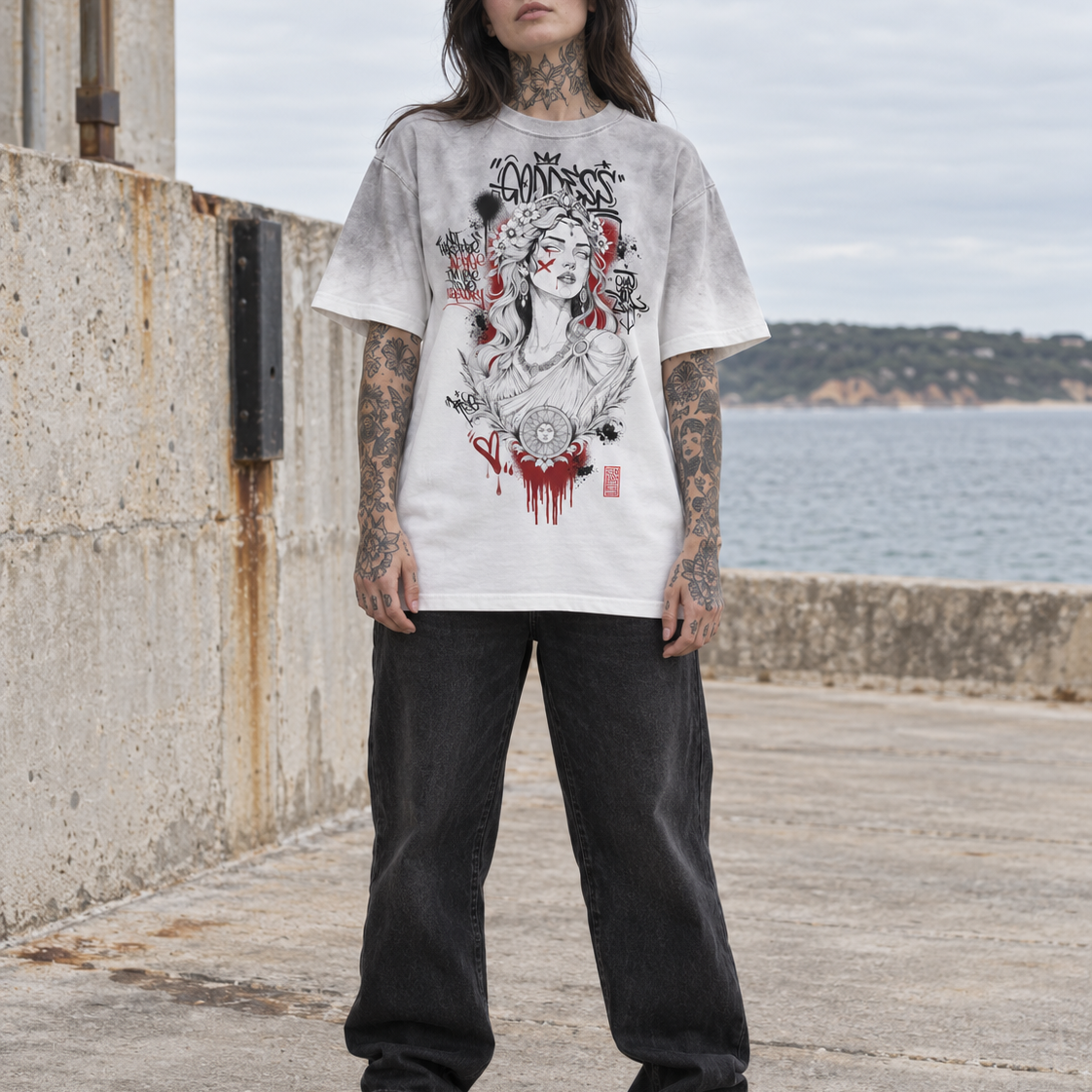 GODDESS GRADIENT TEE · RAYMOND CHUNG