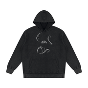 Blind Ecstasy Mineral-Wash Oversized Hoodie — Amy.tattooer x Flash Supply Co.