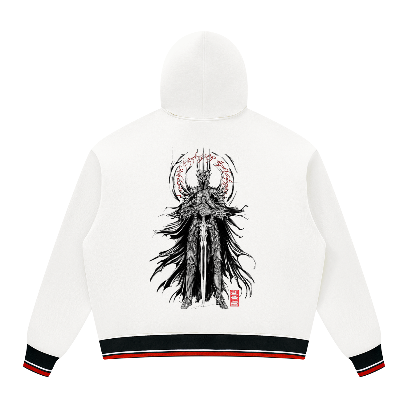 Rule Them All Colour-Block Fleece Hoodie — Raymond Chung x Flash Supply Co.