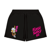 Neon Ronin 2-in-1 Performance Shorts — Thalo Halo x Flash Supply Co.