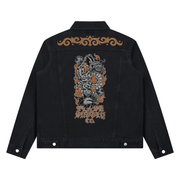HALF-TONE HORROR DENIM JACKET · NATHAN MURPHY