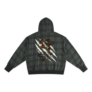 Double Fang Plaid Tracksuit Set — Beardy x Flash Supply Co.
