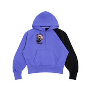 Bear Instinct Colour-Block Quarter-Zip Hoodie — Beardy x Flash Supply Co.