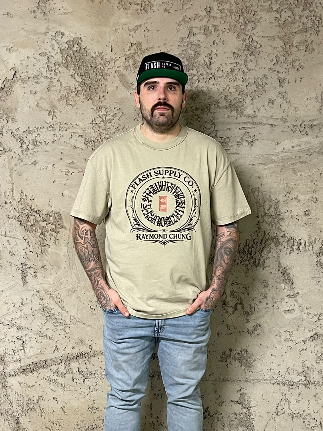 THE WARRIOR WITHIN MINERAL WASH TEE · RAYMOND CHUNG