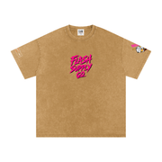 Neon Ronin Snow-Washed Oversized Tee — Thalo Halo x Flash Supply Co.