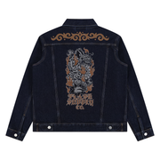 HALF-TONE HORROR DENIM JACKET · NATHAN MURPHY