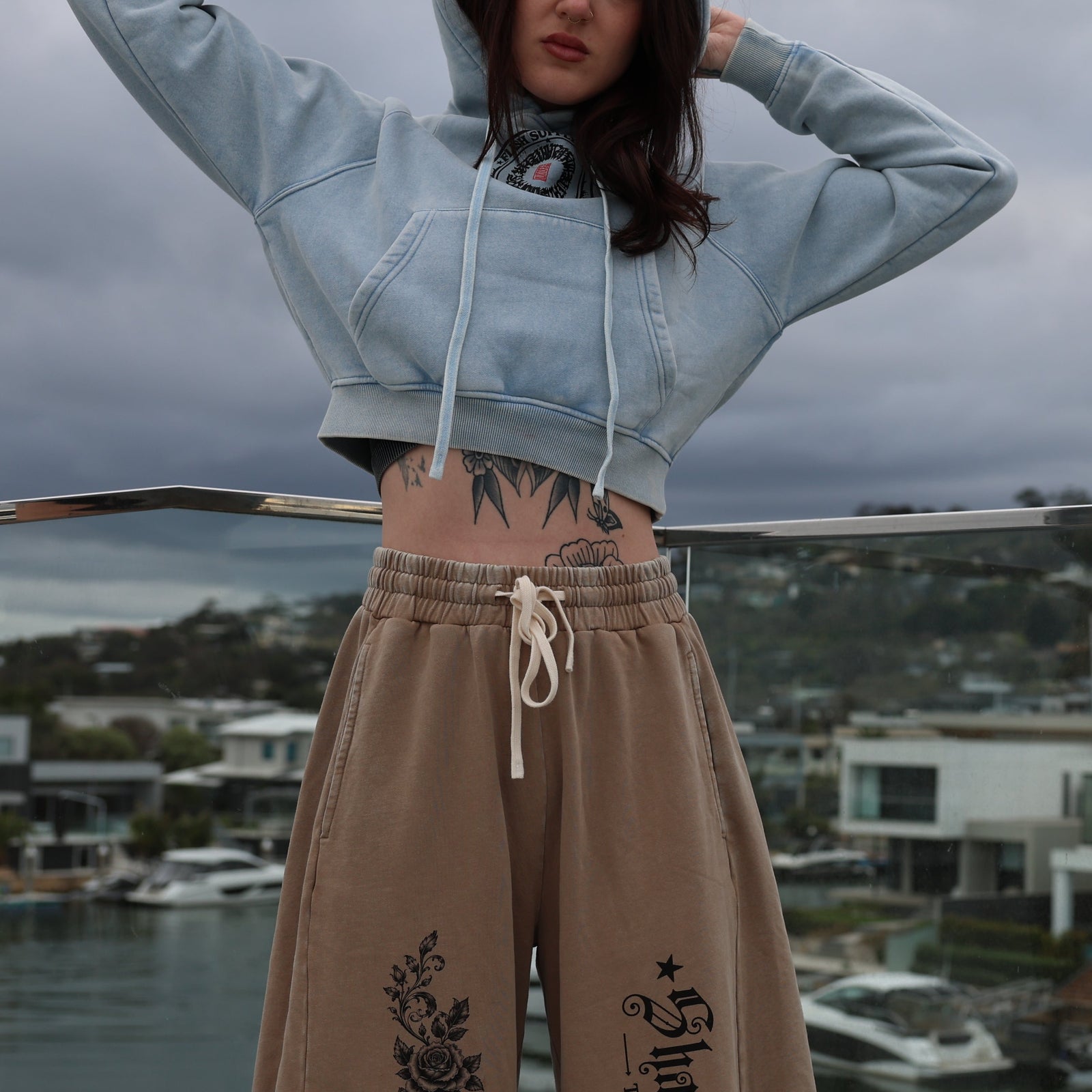 PINK ON PINK BARREL LEG PANTS · SHANE TALAY