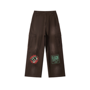 Half-Tone Horror Archive Cargo Pants — Nathan Murphy x Flash Supply Co