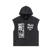 Neon Ronin Snow-Wash Hooded Tank — Thalo Halo x Flash Supply Co.