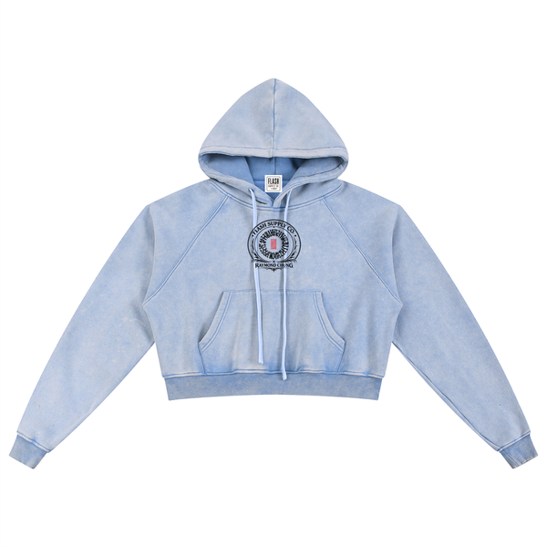 GODDESS CROPPED HOODIE · RAYMOND CHUNG