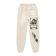 WHITE ON PINK SWEATPANTS · SHANE TALAY