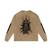 Rule Them All Acid-Wash Oversized Long-Sleeve — Raymond Chung x Flash Supply Co.