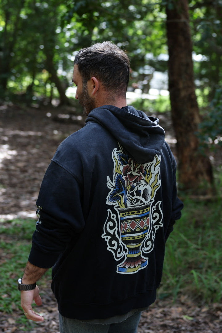 HALF-TONE HORROR HEAVYWEIGHT HOODIE · NATHAN MURPHY