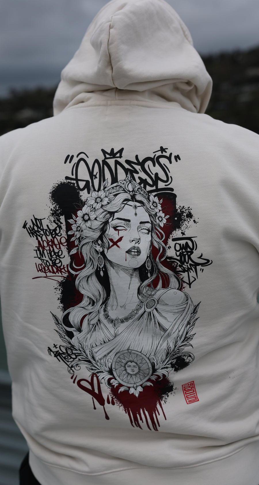 GODDESS HEAVYWEIGHT HOODIE · RAYMOND CHUNG
