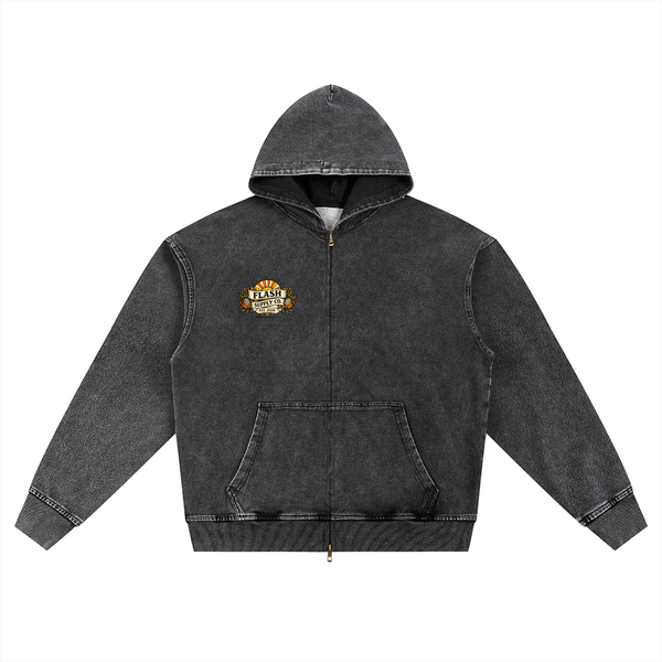 Flash Supply Co. — Rula of the Sula Zip Hoodie | Art by Desmond Fletcher