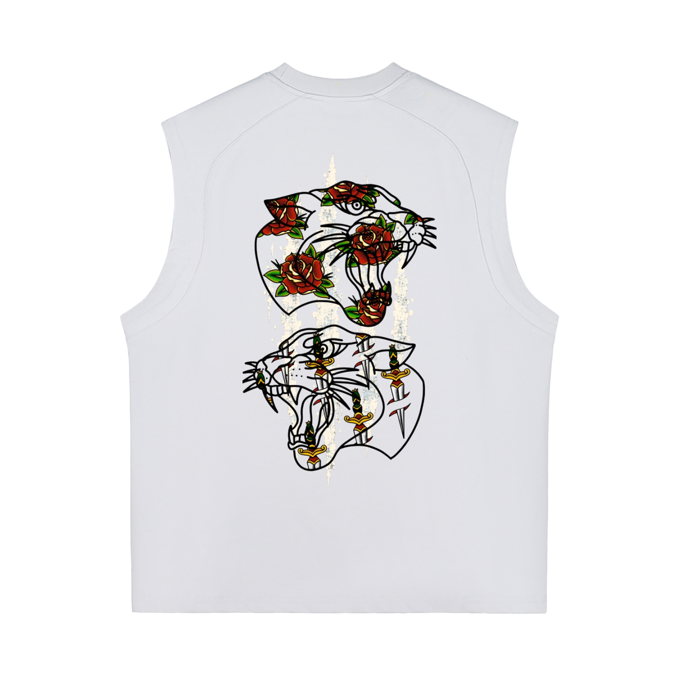Double Fang Quick-Dry Muscle Tank — Beardy x Flash Supply Co.