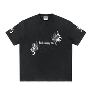 FLASH FANTASIES · HEAVYWEIGHT FRAYED TEE · RENEE ORLANDO
