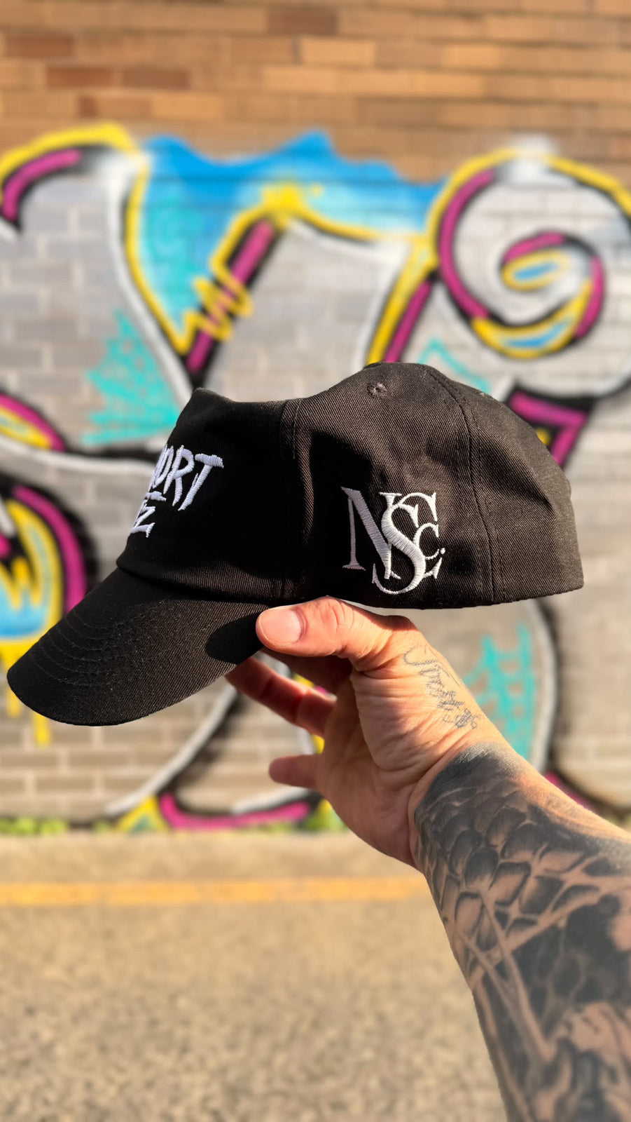 No Shortcutz OG “Brand” Cap — Black