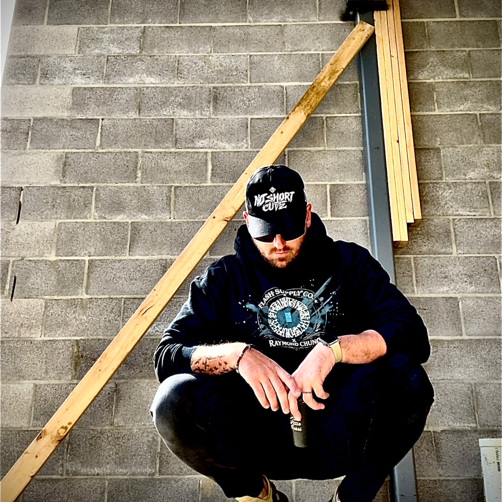 No Shortcutz OG “Brand” Cap — Black