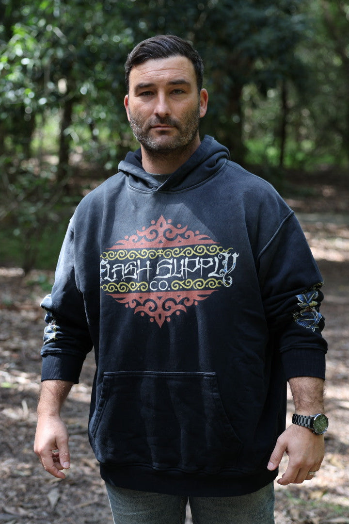 HALF-TONE HORROR HEAVYWEIGHT HOODIE · NATHAN MURPHY