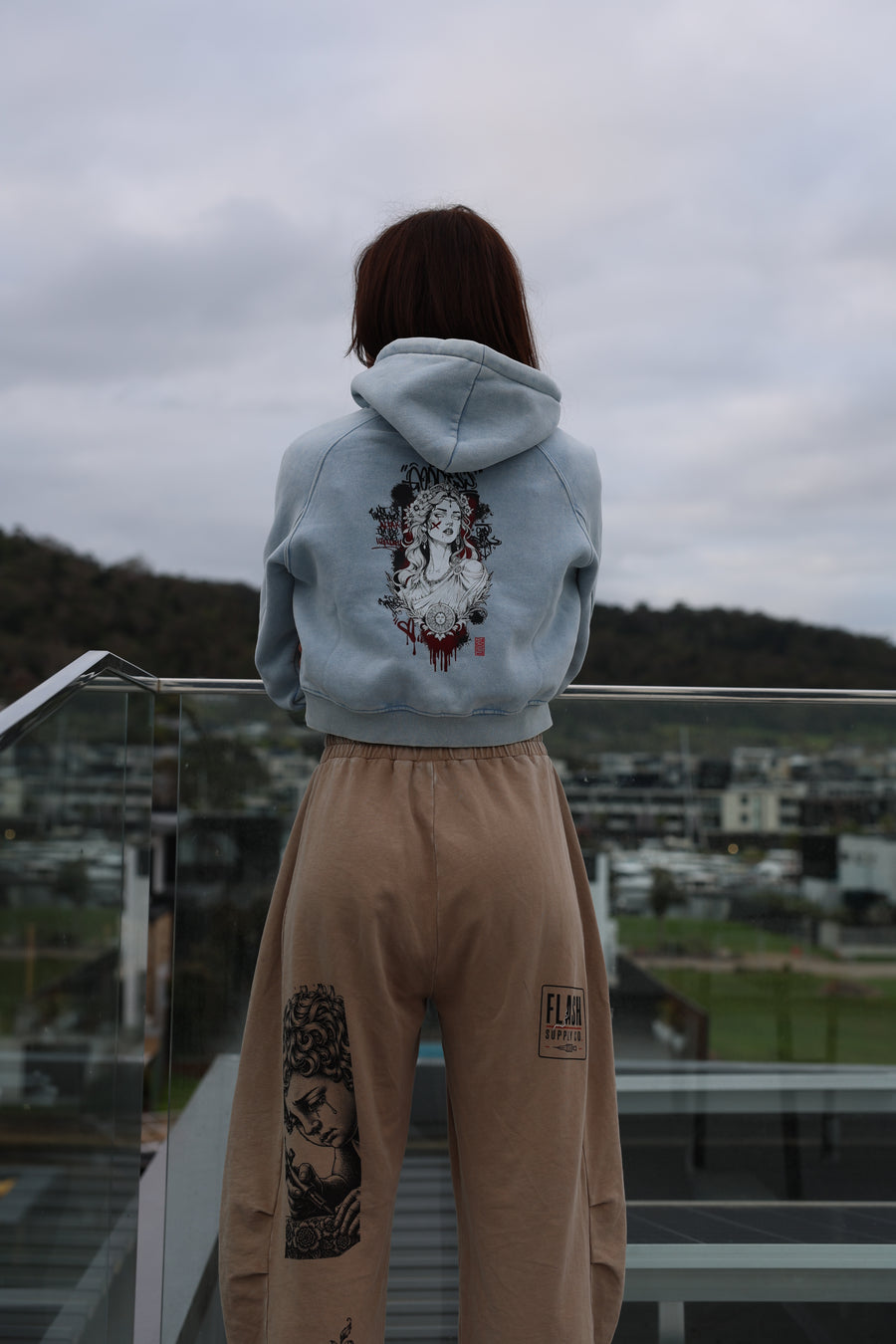 GODDESS CROPPED HOODIE · RAYMOND CHUNG