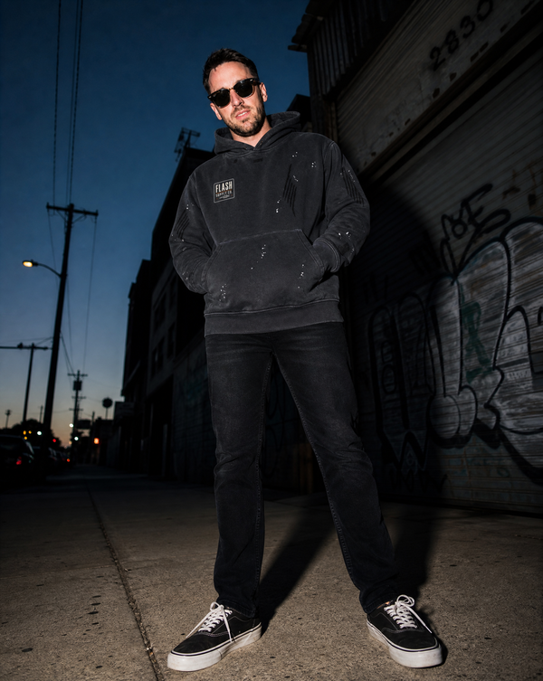 Flash Supply Co. Heavyweight Washed Hoodie — Desmond Fletcher