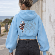 Marked in Motion Vintage-Wash Cropped Zip Hoodie — Beardy x Flash Supply Co.
