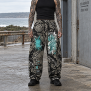 Cyber Division: Warrior Within Camo Barrel Pants — Raymond Chung x Flash Supply Co.