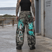 Cyber Division: Warrior Within Camo Barrel Pants — Raymond Chung x Flash Supply Co.