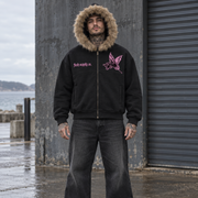 FLASH FANTASIES · DETACHABLE FUR HOODIE · RENEE ORLANDO