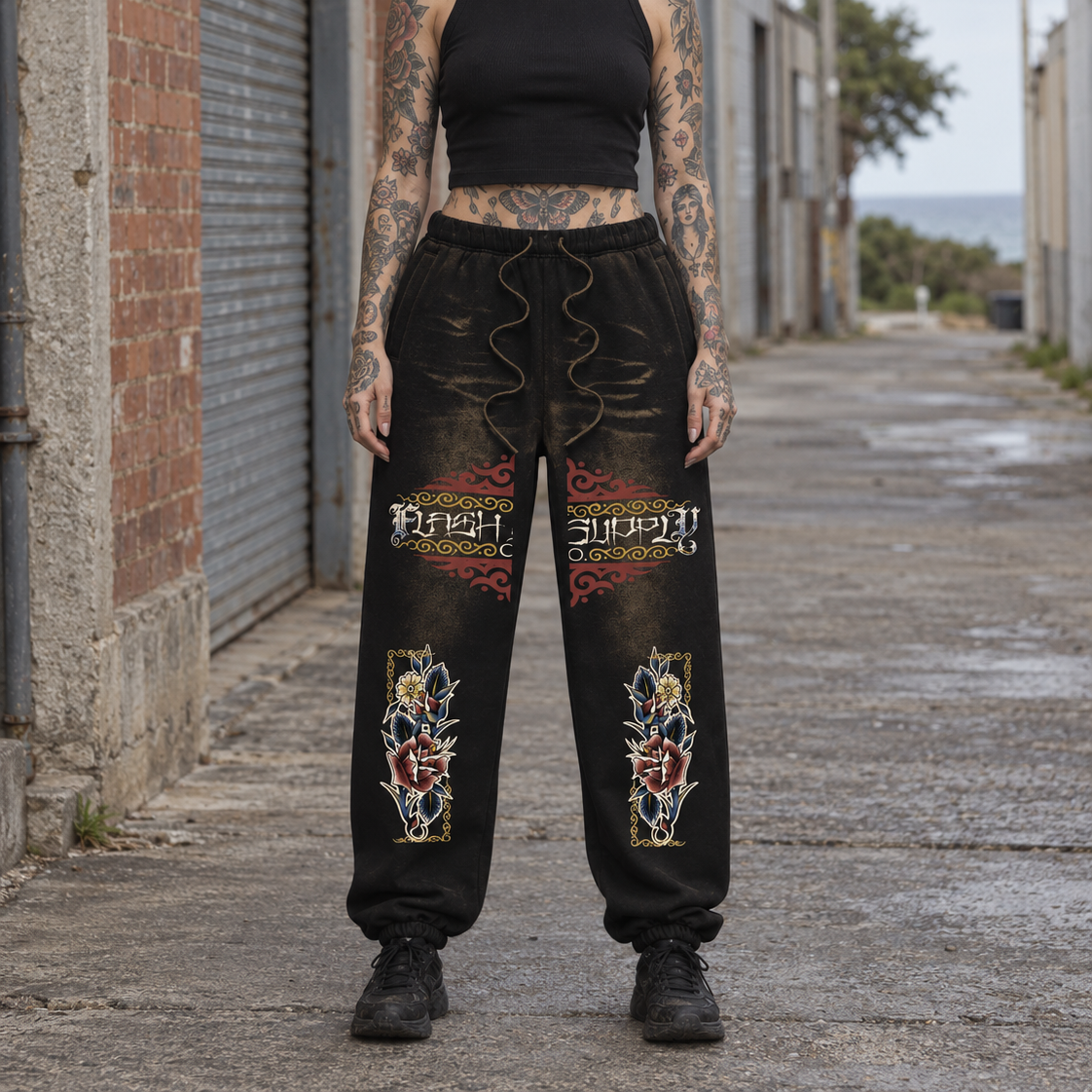 Sacred Relics Sunfade Sweatpants — Nathan Murphy x Flash Supply Co.