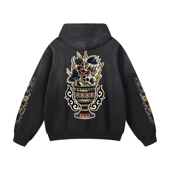 HALF-TONE HORROR HEAVYWEIGHT HOODIE · NATHAN MURPHY