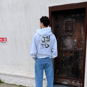 Crowned in Chaos Sun-Faded Zip Hoodie — Amy.tattooer x Flash Supply Co.