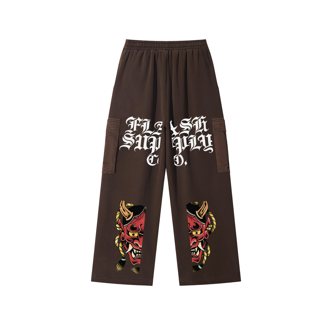 Half-Tone Horror Archive Cargo Pants — Nathan Murphy x Flash Supply Co