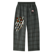 Double Fang Plaid Tracksuit Set — Beardy x Flash Supply Co.